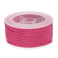 thumbnail image 1 of Nylon Hilo Cordel Rebordear Cordón 2mm Extrafuerte Trenzado Nylon Artesanía Cuerda para Pulseras Joyería Fabricación Bricolaje Artesanía 11M/36 Pies, Sandía Rojo, 1 of 7