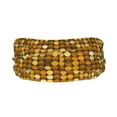 thumbnail image 2 of Lsque Bright Shiny Golden Pattern Sweatbands Sports Headband for Men & Women - Moisture Wicking Athletic Cotton Terry Cloth Sweatband for Tennis, Basketball, Running, 2 of 9