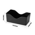 thumbnail image 3 of Fesfesfes Square Camping Plates with Stackable Corners,Heat-proof Microwave-Safe Dishware for Backpacking, RV Trips, Outdoor Cooking with Nestable Space-Saving Design Black, 3 of 5