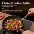thumbnail image 6 of Uncoated Thick Iron Pot,Japanese Uncoated Cast Iron Pot,Iron Pot Pro,Multifunctional Non-Stick Cast Irons Wok with Lid,High Purity Irons Frying Pan for All Stoves, 6 of 9