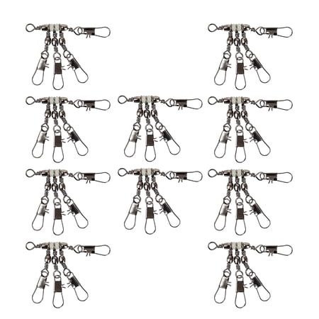 3 Split Rings Fishing Tackle Connector B Type Swivels For Crankbaits Spinnerbaits Jigs Rock Fishing Setups