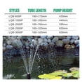 thumbnail image 4 of 3500L/H High Power Fountain Water Pump fountain Maker Pond Pool Garden Aquarium Fish Tank Water Circulate Air Oxygen increase ,Amazing Filtration Performance, 4 of 6