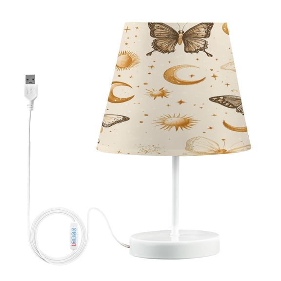 BZSMCE Table Lamp Creative Butterfly Pattern Simple Pattern Night Light