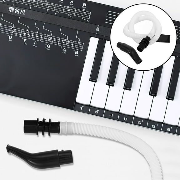 MLINS 1 Set Flexible Plastic Melodica Tube With Mouthpiece For Pianica Musical Instrument Accessory Replacement Tube For Air Keyboard