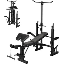 9-in-1 Olympic Weight Bench, 900LBS Capacity Adjustable Bench Press ...
