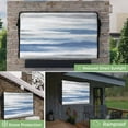 thumbnail image 2 of Outdoor TV Cover 30 to 32 Inches, Blue Grey Abstract Vintage Ombre Mottled Texture Farmhouse Waterproof TV Cover with Remote Control Pocket, Flat Screen TV Cover Protector for Outside TV, 2 of 6