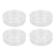 thumbnail image 5 of 4pcs cajas de embalaje redondas acrílicas transparentes para buddha brazalete, 5 of 5