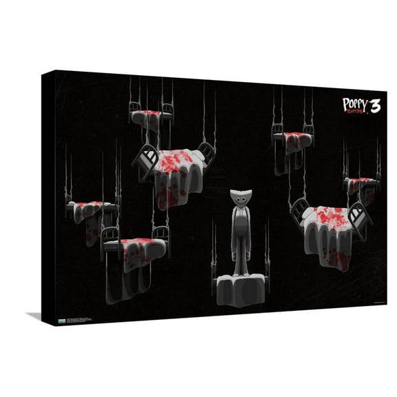 Poppy Playtime: Chapter 3 - Horror Canvas Wall Poster, 14.725" x 22.375"