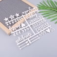 thumbnail image 4 of HEMLBOYW 4 Pieces Characters for Felt Letter Board Symbols sfor Changeable Felt Letter Boards s Holiday PP, 4 of 6