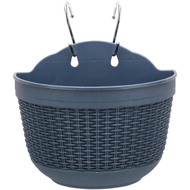 Mimbre Para Colgar En La Pared, Cesta De Almacenamiento Para Macetas Para Decoración Interior Y Exterior Vogacara HA041257-02