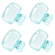 thumbnail image 1 of Paquete de 4 cubiertas para la cabeza del cepillo de dientes, tapa protectora portátil de viaje, Clip de plástico Protector para el hogar, 1 of 5