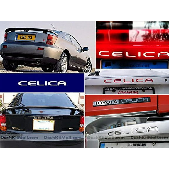 BDTrims | Bumper Plastic Letters Inserts fits CELICA Models (Chrome)