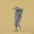 thumbnail image 1 of Figuras de granjero a escala 1:87, modelo de gente pequeña, figura de juego de escena DIY para decoración de escritorio, diseño de estación de tren, j masculino, 1 of 8