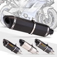thumbnail image 2 of Motorcross Exhaust Universal Motorcycle Muffler 470mm 570mm Length Modified DB Killer Escape Moto Pipe For MT07 ER6N Z800 ZX10R, 2 of 26
