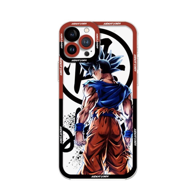 Funda de teléfono transparente de Dragon Ball Goku, carcasa suave de TPU para IPhone 13, 14 Pro Max, 11, 12 Pro Max, XR, X, XS Max, regalo