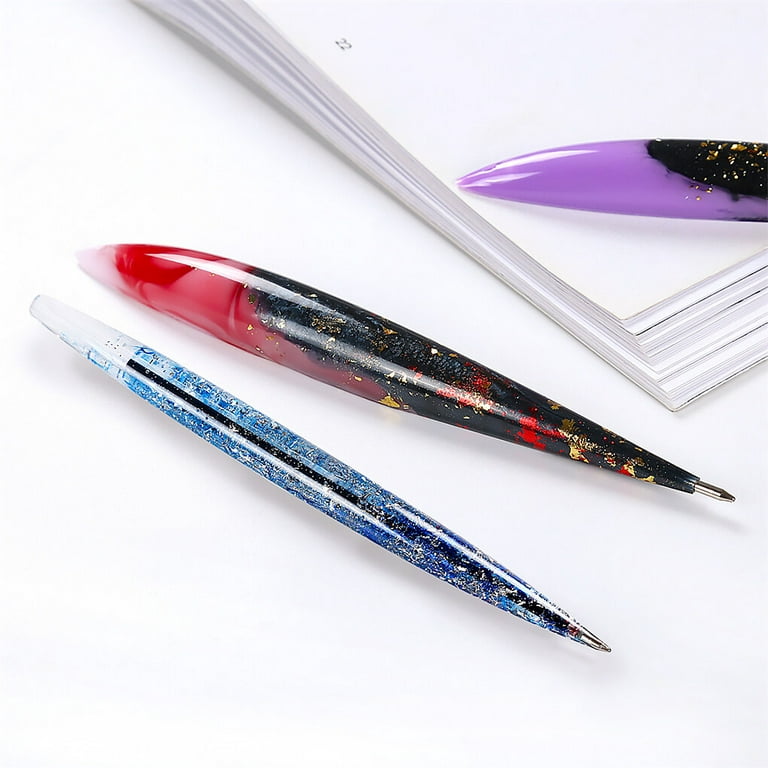 20pcs Ballpoint Pen Resin Mold Set 10 Pen Silicone Molds and 10 Black Pen  Refills Resin Molds, Silicone Mold for Resin 