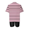 thumbnail image 4 of XuJwPNcy 2 Piece Outfits for Women Summer Sweatsuits Crewneck Short Sleeve T Shirts and Biker Shorts Matching Lounge Sets, 4 of 4