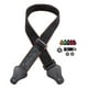 thumbnail image 2 of Correa de guitarra con soporte para púas ajustable para guitarras clásicas negro, 2 of 9