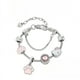 thumbnail image 2 of Sanrio-pulsera Pandora de Hello Kitty para mujer, brazalete con cuentas de diamantes de imitación, joyería de Anime, regalo de vacaciones para novia, 2 of 6