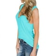 thumbnail image 3 of Womens Loose Fit Sleeveless Tunic Tops Casual Summer V Neck Tank Tops, 3 of 4