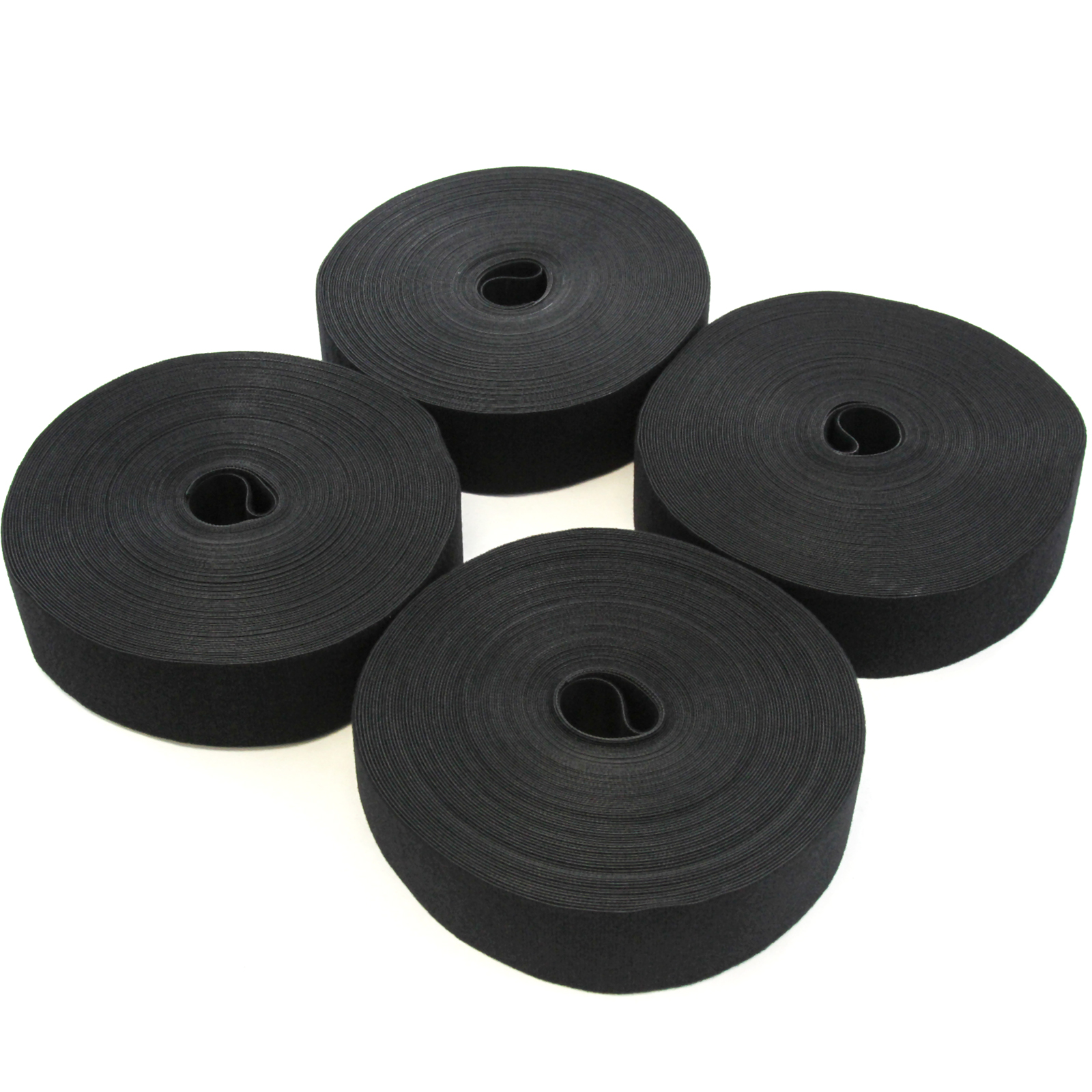 Red Hound Auto 300FT Reusable 2 inch Roll Hook & Loop Cable Fastening