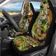 thumbnail image 2 of Binienty Hunting Camo Forest Car Seat Covers Full Set with Automotive Armrest Cover Non-slip Vehicle Seat Belt Shoulder Strap Covers Headrest Covers Coasters 14 Pieces Auto Interior Decor Set​, 2 of 7