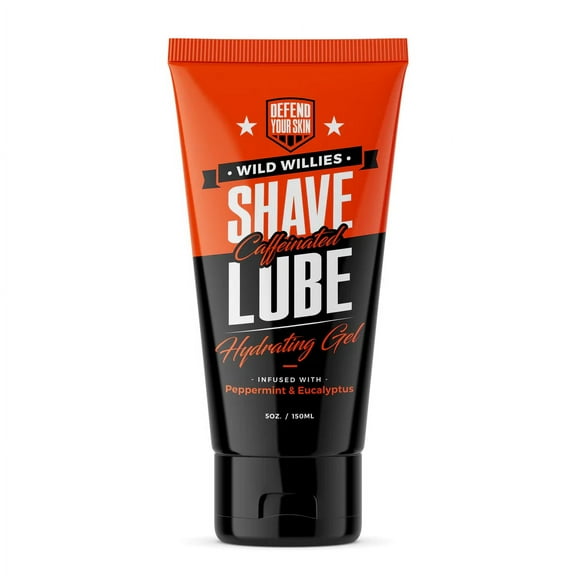 Wild Willies Shave Lube Premium Shaving Gel with Jojoba & Eucalyptus 5 oz