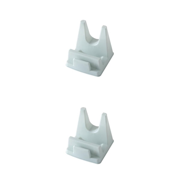 Moyic Soporte para tapa de olla de pie, soporte colgante autoadhesivo, soporte antideslizante para tapa de olla, estantes de almacenamiento Azul 2piezas