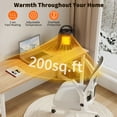 thumbnail image 3 of Goldensoil 1500W/750W Portable Electric Space Heater for Indoor Use,2-in-1 Fast Heating Heater & Fan, Black, 3 of 11