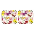 thumbnail image 7 of Fotbe Butterflies and Vintage 2-Piece Car Windshield Sun Shade | Sun Blocker for Car Windshield | Foldable Automotive Interior Accessories for Sun Protection-Medium, 7 of 7