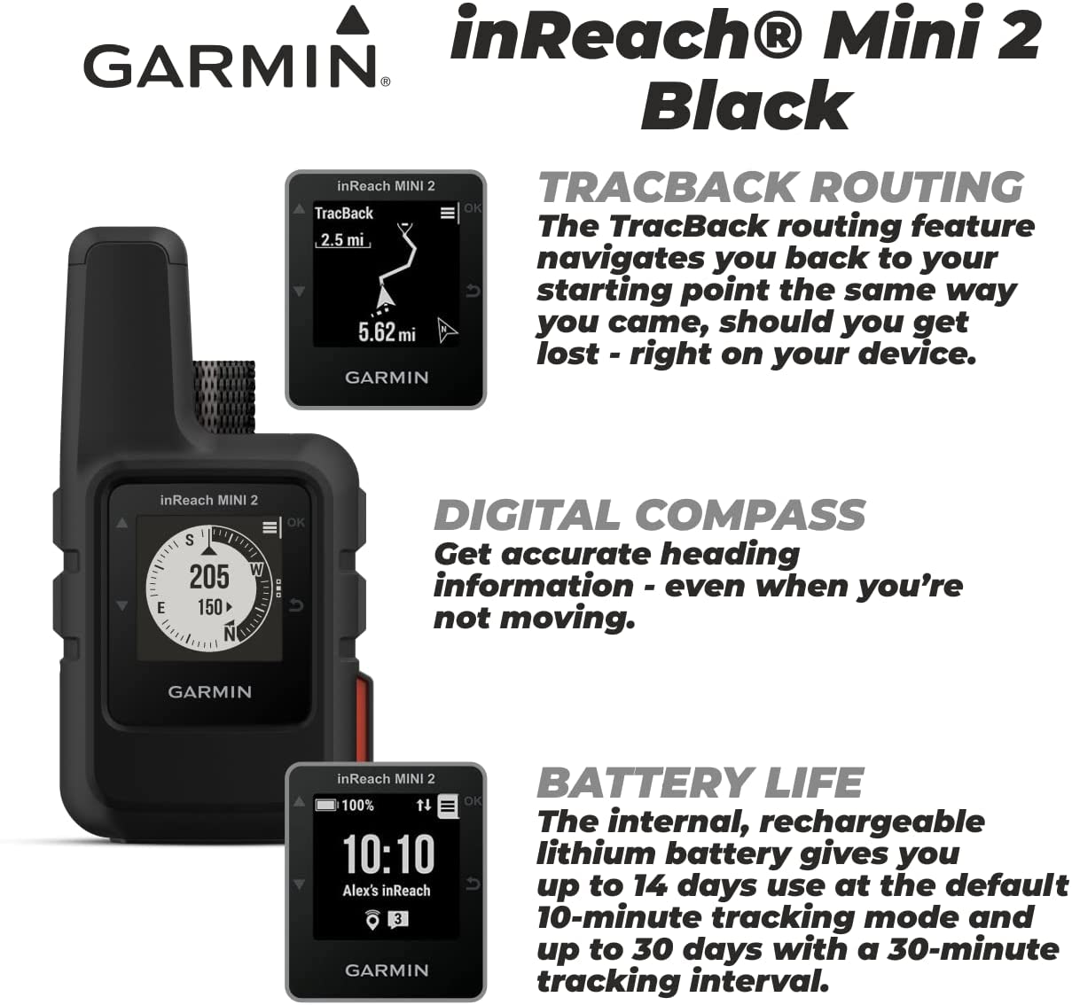 早割クーポン！ Garmin ガーミン inReach Mini GPS サテライトコミュニケーター