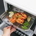 thumbnail image 2 of 1 Set of Barbecue Pan Camping Grilling Pan Multi-function Stainless Steel Draining Pan, 2 of 10