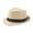 Beige, variant on Eonox Fedora Hat Wide Brim Sun Protection Solid Color Panama Cap Boater Summer Beach Sunhat for Vacation