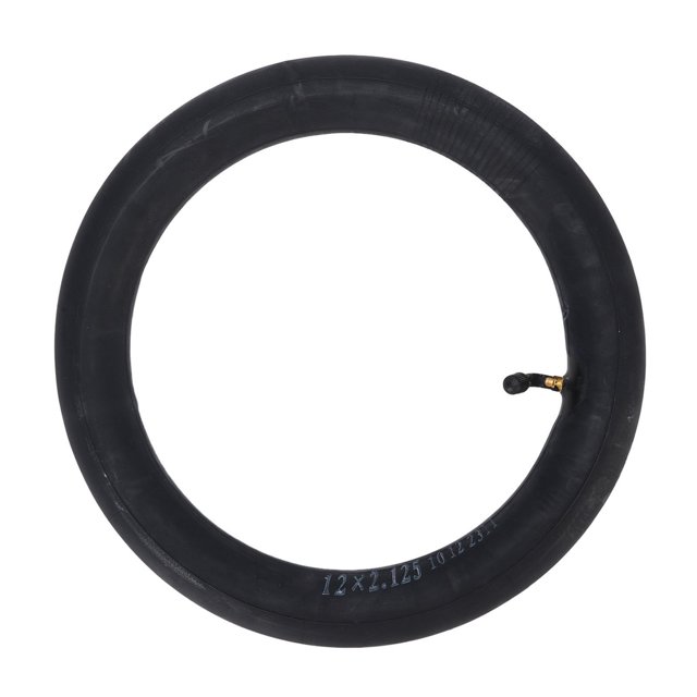 Inflatable Tire Tube, 12 Inch Inner Tube Curved Valve Rubber Wear Resisting for Electric Scooters