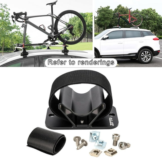 Soporte de montaje de horquilla de bloque de Portaequipajes de Horquilla delantera de pasante Bastidor de ruedas traseras shamjiam Soporte de horquilla para bloque de bicicleta