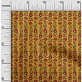 thumbnail image 1 of oneOone Viscose Chiffon Fabric Leaves & Floral Block Print Fabric By The Yard 42 Inch Wide, 1 of 4