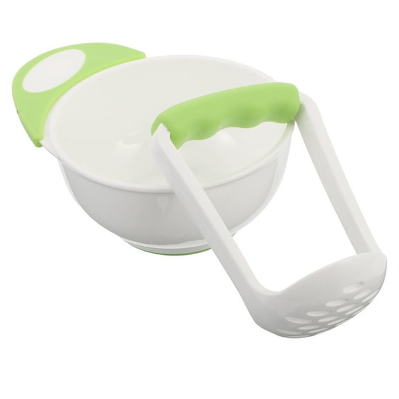 NIAIZEK Portable Mashing Bowl for Meal Preparation, Green, and Lightweight, 1 Set for Kitchen and Outdoor Use