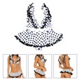 thumbnail image 3 of 1 juego de bikini sexy de cintura alta, traje de baño dividido de dos piezas, traje de baño de verano para mujer (XL) HOMEMAXS MX10311371, 3 of 6