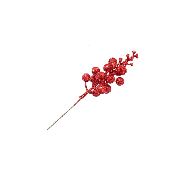 Toystoory 14 piezas de decoración de flores de árbol de Navidad, adorno de boda DIY, accesorios de diseño multiusos, accesorio de compromiso para el Kits de decoración para fiestas Rojo Toystoory HA068358-02