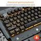 thumbnail image 4 of Teclado Mecánico De 16 Colores Para Juegos Con Retroiluminación Led Teclado Rgb Compatible Con Varios Sistemas Guardurnaity EL011370-00, 4 of 5