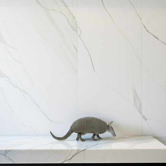 Soimiss Animal Figures Armadillo Model Grey Plastic 1PC Office Decor