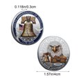 thumbnail image 6 of USA 250th Anniversary Commemorative Keepsake, 1776-2026 Patriotic Decorative Figurine Ornaments, Retro Historical Souvenir Gift for 4th of July, Home & Showcase Display，1.6In(3D-Relief), 6 of 6