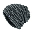thumbnail image 4 of Winter Solid Color Man Hat Knitted Beanie Ski Cap Warm Keeper Fashion Gift, 4 of 10