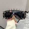 thumbnail image 4 of Harmtty Unisex Eyewear Metal Rivet Party Sunglasses Lightweight Design Cosplay Sun Glasses Shade Eyewear for Women Men, 4 of 7