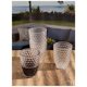 thumbnail image 3 of Vasos para beber LeadingWare, acrílicos tallados en diamante, 360 ml, juego de 4, 3 of 4