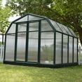 thumbnail image 2 of Palram - Canopia Hobby Gardener 8' x 8' Twin-Wall Walk-In Greenhouse - Green - with Roof Vent, 2 of 12