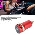 thumbnail image 2 of Alimentation sans fil 1600 mAh pour machine à tatouer, rechargeable, interface RCA réglable 4-12 V, batterie rouge, 2 of 4