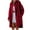 Red, variant on Baqcunre Womens Winter Coats Women's Solid Color Long Sleeve Comfortable Casual Loose Shirt Jacket Womens Jacket Womens Fall Fashion 2023 White XXL