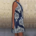 thumbnail image 4 of RKSTN Robe d'Été pour Femmes, Robe Mode pour Femmes à Col Rond Ample et Surdimensionnée, Robe Midi Décontractée Sans Manches, Robes de Plage, Robes Grande Taille pour Femmes, 4 of 5