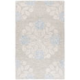 thumbnail image 2 of Safavieh  Hand-Tufted Jardin Osuma Country Wool Rug 6' x 9' - Light Grey/Ivory, 2 of 5